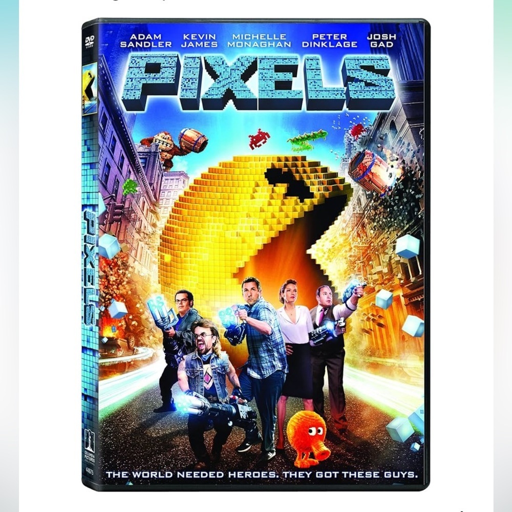 NWT Pixels dvd with Adam Sandler
